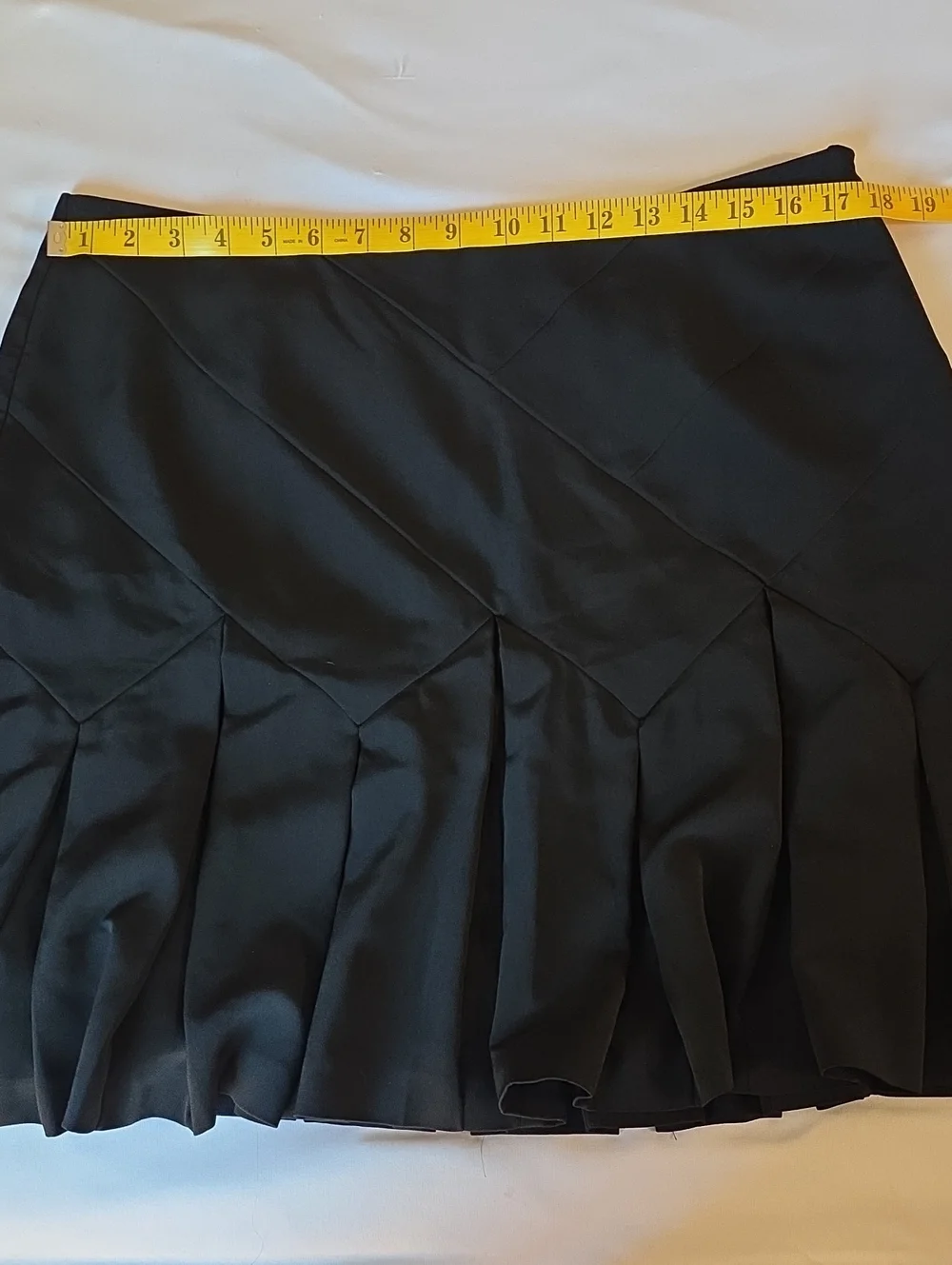 Karl Lagerfeld Black Paneled Mini Skirt